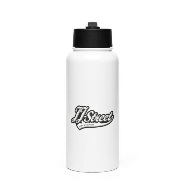 JJ-Street Stainless steel water bottle with a straw lid