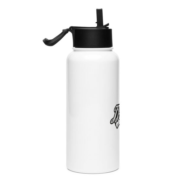 JJ-Street Stainless steel water bottle with a straw lid - Image 4